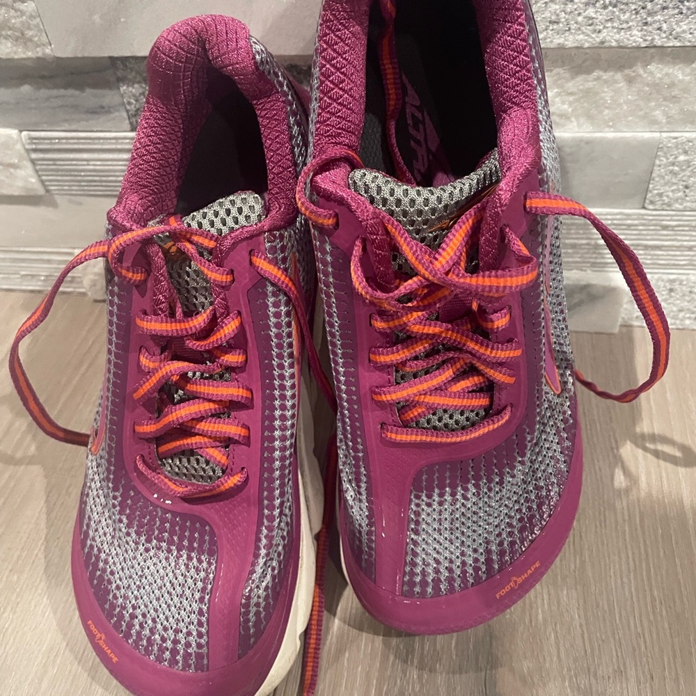 Women   Pink and Gray Altra Shoes